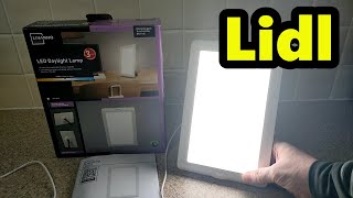 Lidl LED Daylight Lamp Livarno  a look [upl. by Andromada488]