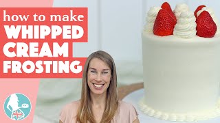 Whipped Cream Frosting [upl. by Ebbarta]