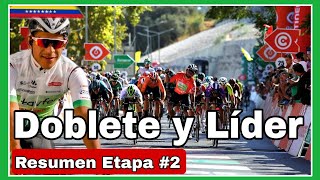 Resumen Etapa 2 🇵🇹 Vuelta a Portugal 2023 ➣ Nuevo Líder Leangel Linarez hoy [upl. by Llennod249]