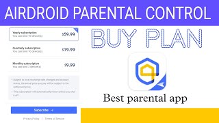 Airdroid parental control App recharge buy… [upl. by Yleen740]