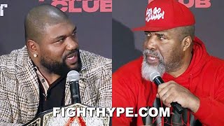 SHANNON BRIGGS amp RAMPAGE JACKSON TRADE quotCRYBABYquot WORDS DISAGREE ON quotRESPECTquot AFTER TEAM BOXING LOSS [upl. by Kenzi]