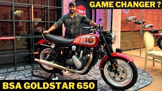 BSA GOLDSTAR 650  WILL THIS SINGLE CYLINDER 650 CHANGE THE GAME [upl. by Malik916]