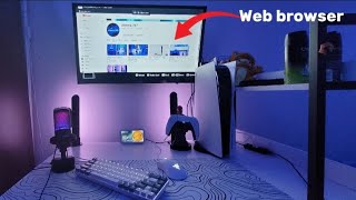 how to get the Web browser on the ps52024 [upl. by Claudianus]