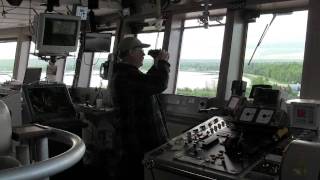 Paul R Tregurtha downbound from the bridge  Great Lakes Freighter [upl. by Ariday425]