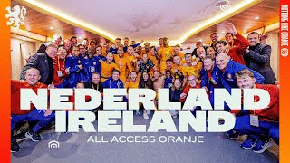 QUALIFIED for EURO2024 😍 Oranjes dressing room celebrations 🕺🎉  ALL ACCESS ORANJE [upl. by Nauqat]