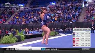 Katelyn Ohashi UCLA 2018 Nationals Semifinals Floor 99625 [upl. by Zap]