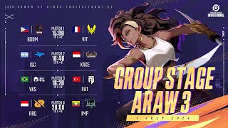 PH Honor of Kings Invitational Season 2 Group Stage Day 3  Matinding Pagtutunggali [upl. by Cruce]