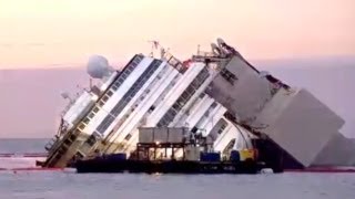 Raising the Costa Concordia A Time Lapse [upl. by Lubeck]