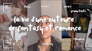 Une semaine dans la vie dune auteure de romance et fantasy  ProductivitémotivationécritureParis [upl. by Suryt948]