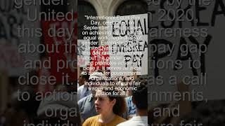 International Equal Pay Day  Importence of September DATETHATMATTERSdatethatmatters [upl. by Ikila]