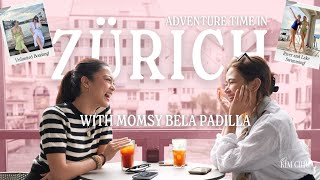 Visiting Bela Padilla in Switzerland Food Trip Urban River and Lake Swimming in Zürich  Kim Chiu [upl. by Yelyab]