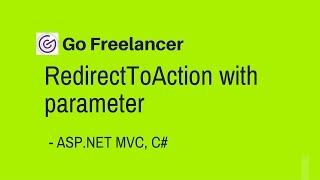 RedirectToAction with parameter with asp net mvc [upl. by Adnohsak]