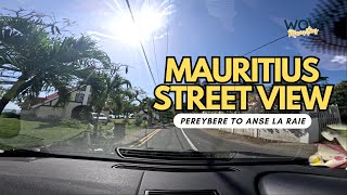 Mauritius street view  driving from Pereybere to Anse La Raie via Bain Boeuf and Cap Malheureux [upl. by Assener]