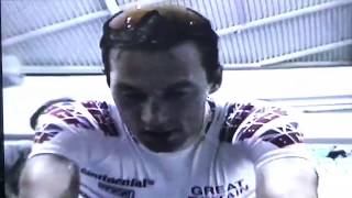 1995 UCI World Cup Individual Pursuit Final Obree vs Collinelli Manchester Velodrome superman [upl. by Aruon]