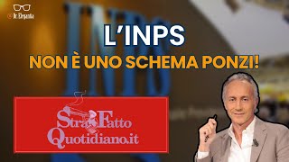 INPS non è uno SCHEMA PONZI dice il Fatto [upl. by Enileda]