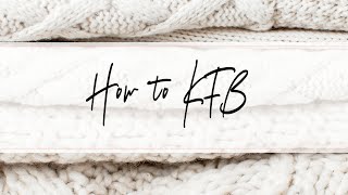 Knitting Basics KFB [upl. by Sufur]