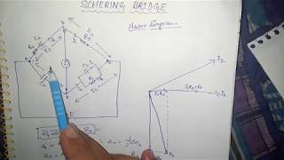 Schering bridge with Phasor diagram [upl. by Sherwynd584]