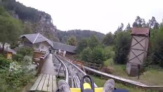 Frankenbob  Erlebnisfelsen Pottenstein Onride Alpine Coaster [upl. by Yesmar]