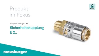 Meusburger – Sicherheitskupplungen [upl. by Nywloc393]