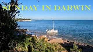 NIGHTCLIFF BEACHNIGHTCLIFF MARKETS AND A DRIVE INTO DARWIN CITY [upl. by Eillime]