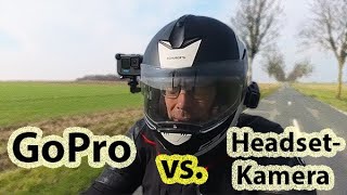 Welche Kamera am Helm GoPro oder Sena Headsetals Beispiele inkl Reinfälle [upl. by Kolnos759]