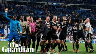 Real Madrid ‘devastated’ as jubilant Ajax fans celebrate shock 41 win [upl. by Pate492]