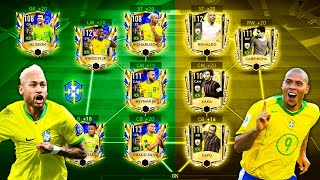 New Brazil X Old Brazil  Best Special Squad Builder FIFA mobile 23 [upl. by Ferro]