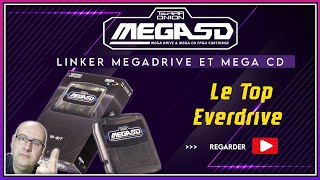 Le mega SD Le linker mega cd  md et sms pour Sega megadrive [upl. by Blondelle]