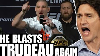 UFC Champion goes off on Justin Trudeau for the second time this week [upl. by Oramug]