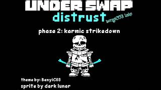 underswap distrust benyiC version phase 2 quotkarmic strike downquot midi [upl. by Erv508]