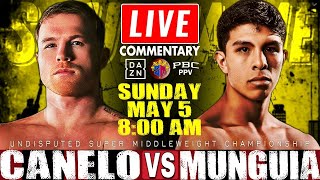 🔴LIVE Canelo Alvarez vs Jaime Munguia Boxing Commentary Undisputed Super Middleweight Championship [upl. by Py]