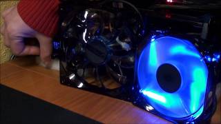 Prolimatech Blue Vortex LED 12 amp 14 fan [upl. by Stuppy]