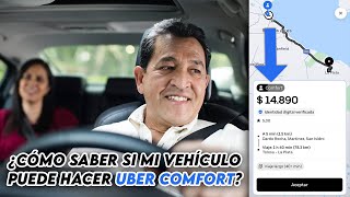 Qué es UBER COMFORT puedo brindar éste servicio como conductor Viajes mejores pagos [upl. by Koffler]