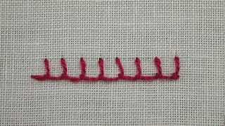 Buttonhole  Blanket Stitch [upl. by Olivier399]