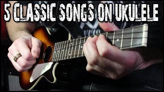 5 Rock amp Metal Songs On The Ukulele Performed by Karl Golden [upl. by Frangos619]