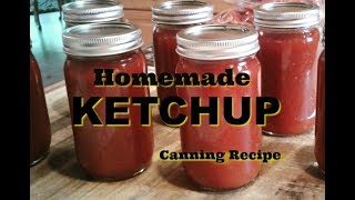 Homemade KETCHUP Recipe for Canning [upl. by Haleemak]