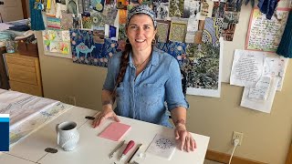 Tutorial  Block Printing Basics  Carving the Block [upl. by Edina718]