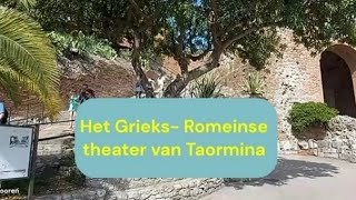 Sicilië  Het GrieksRomeinse theater van Taormina [upl. by Miller]