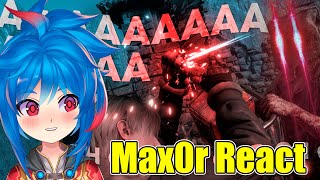 Leaflit Reacts to Maxor RE4  An Incorrect Summary of Resident Evil 4  Fun Times in Europe [upl. by Ellicec]