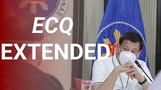 LIVESTREAM President Duterte extends ECQ in NCR other highrisk areas  Replay [upl. by Brote16]