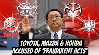 Toyota suspends car shipments as scandal involving Honda amp Mazda emerges [upl. by Jocelyne]