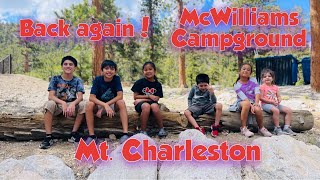 Were back McWilliams Campground at Mt Charleston [upl. by Nittirb]