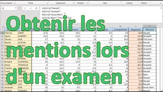 Comment déterminer les mentions à un examen [upl. by Irik250]