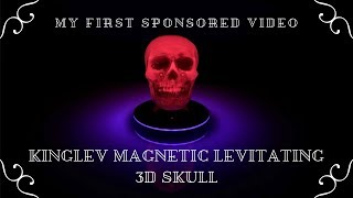 Kinglev Magnetic Levitating 3D Skull Unboxing and Review [upl. by Kcire]