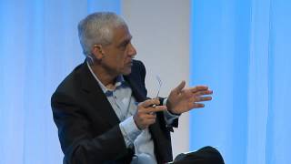 Fireside chat with Google cofounders Larry Page and Sergey Brin with Vinod Khosla [upl. by Sllew461]