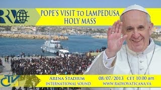 Mass of the Pope at Lampedusa [upl. by Jemmy]