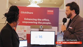 ClickShare Bar  The Perfect AllinOne Meeting Solution for Huddle Spaces [upl. by Eillak829]