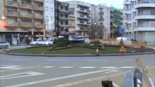 BLANES STORM Costa Brava NO BEACH AGAIN DEC 2008 [upl. by Marnie]