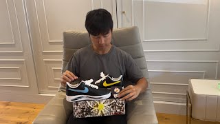 Nike x Peaceminusone GDragon ParaNoise 30 Air Force 1 ‘07 Low Review [upl. by Nehttam]