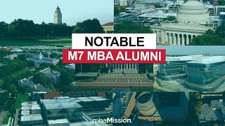 Notable MBA Alumni [upl. by Ahsinnod685]